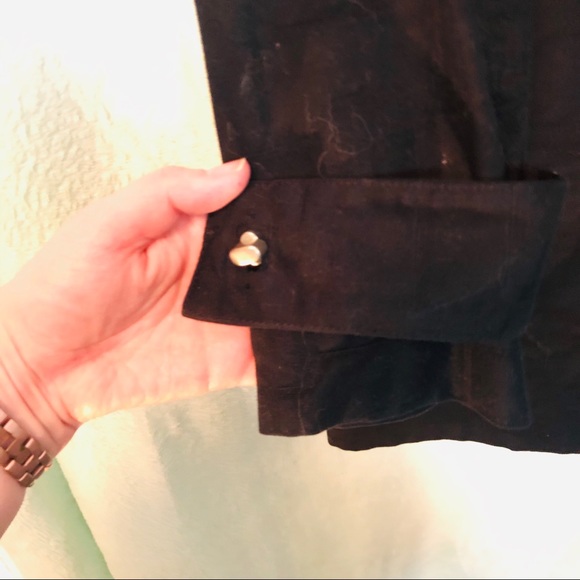 ❄️George by ME long black coat unlined 12/14 - Picture 4 of 8